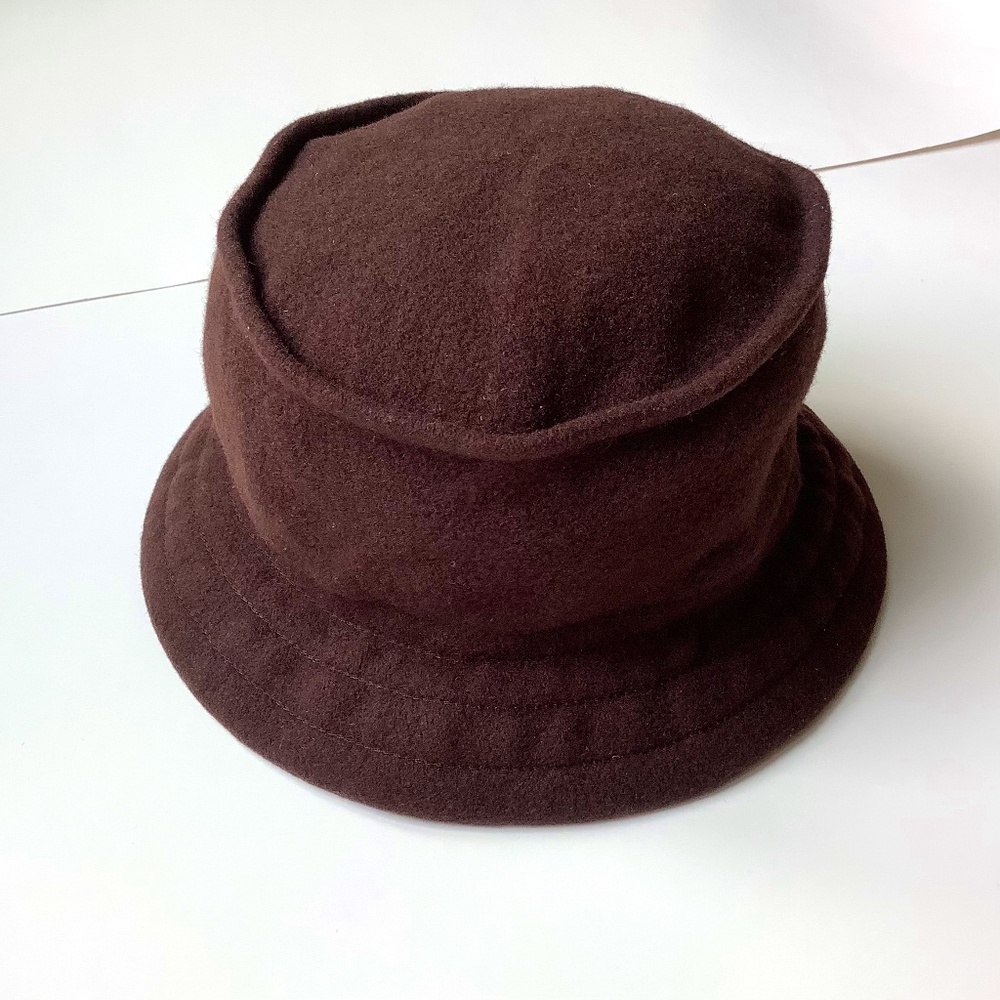 🇨🇦 Vintage Parkhurst Soft Wool Brown Bucket Hat